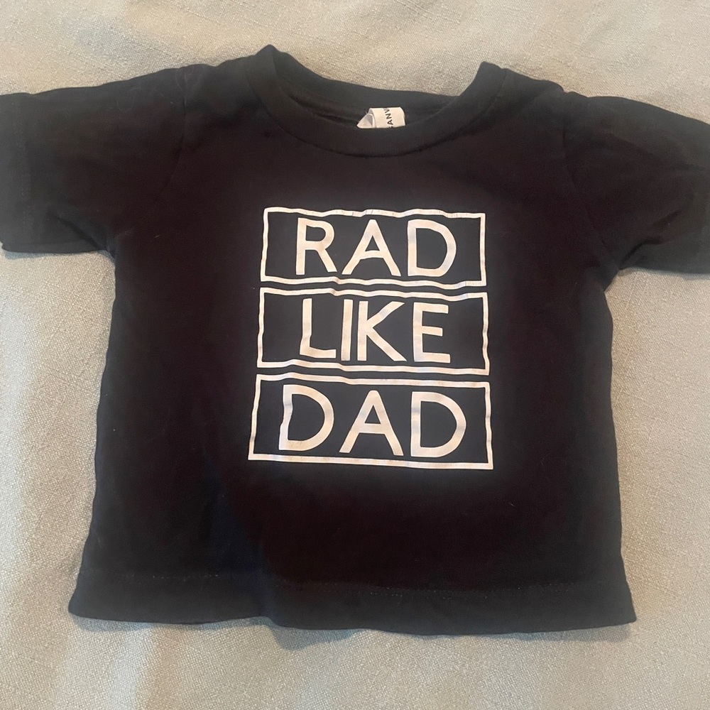 Bella Canvas Black Kids Tee - Rad Like Dad